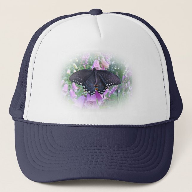 Female Spicebush Swallowtail Butterfly Trucker Hat (Front)