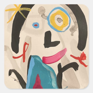 FEMALE SQUARE STICKER