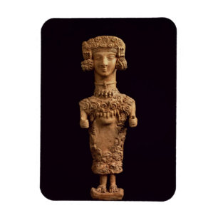 Female statuette on a plinth, Puig des Molins necr Magnet