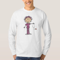 Female Stick Figure Nurse