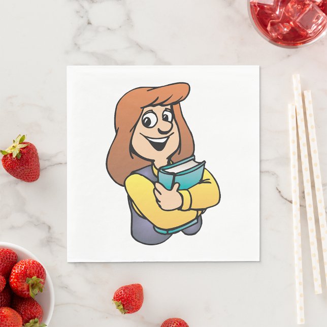 Female Student Paper Napkins (Creator Uploaded)