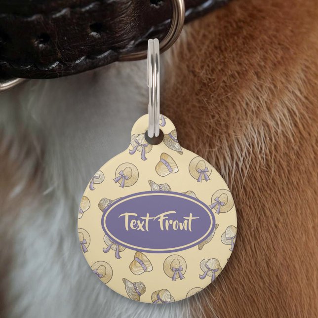 Female Summer Hats Beige Pet Tag (Creator Uploaded)