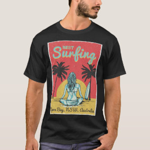 Female Surfer Byron Bay New South Wales Australia T-Shirt