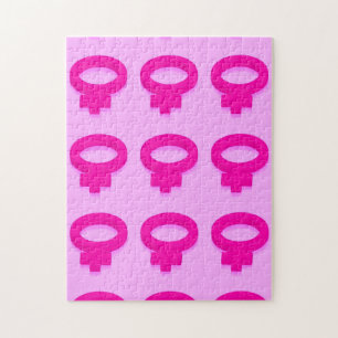 FEMALE SYMBOL JIGSAW PUZZLE