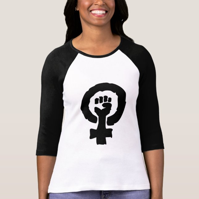 Female symbol solidarity hand T-Shirt (Front)