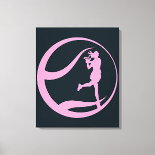 Female Tennis Player Canvas Print