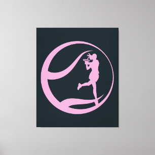 Female Tennis Player Canvas Print