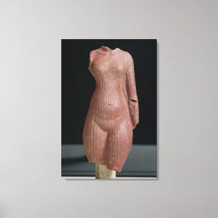 Female torso, probably Queen Nefertiti Canvas Print