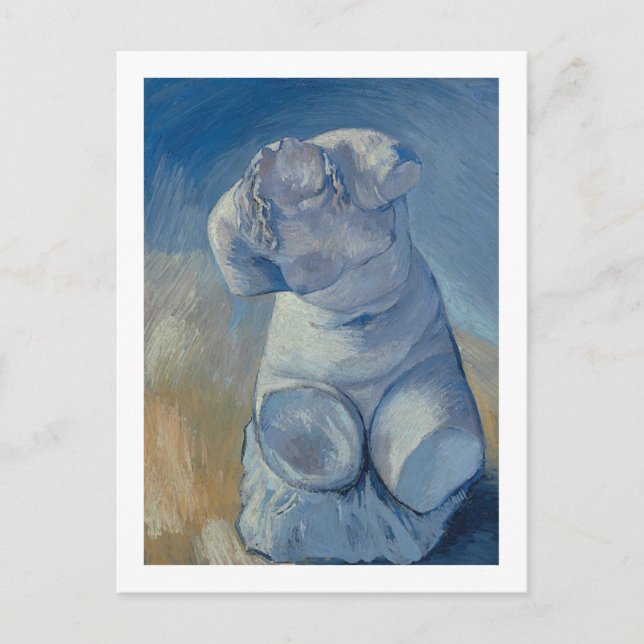 Female Torso Van Gogh Fine Art Postcard (Front)