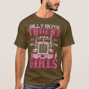 Female Truck Driver Funny Girl Trucker Gift T-Shirt