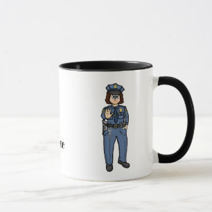 Female U.S. Border Patrol Agent Name Mug