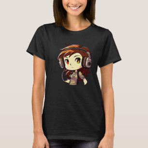 Female Video Game Character Gamer Girl T-Shirt