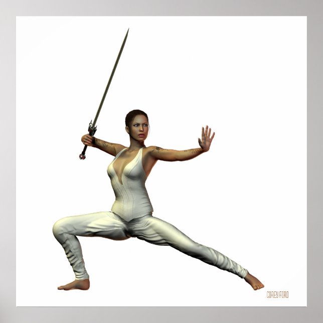 Female Warrior Print (Front)