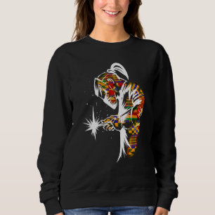 Female Welder Afro American Welder Babes African K Sweatshirt