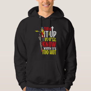 Female Welder Welding Mechanic Forge Metalwork Hoodie