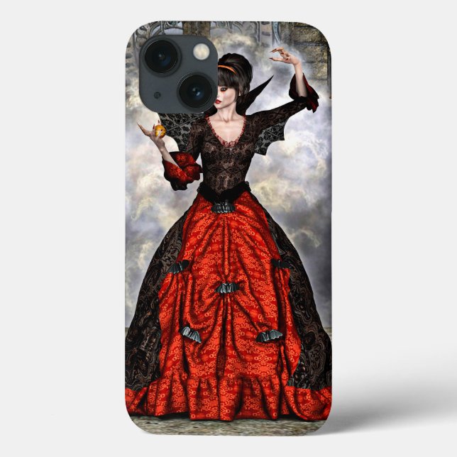 Female Wizard Case-Mate iPhone Case (Back)