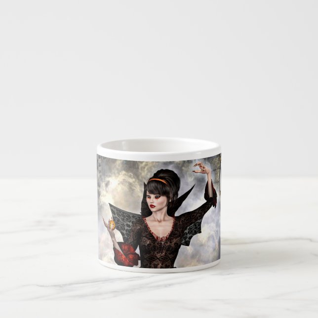 Female Wizard Espresso Cup (Front)
