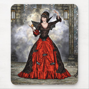 Female Wizard Mouse Pad