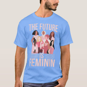 Female Womens Rights Female Empowerment Rainbow Th T-Shirt