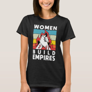 Female Womens Rights Female Empowerment Retro Hand T-Shirt
