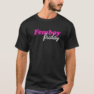 Femboy Friday Gay Pride Distressed Lgbtq Queer Aes T-Shirt