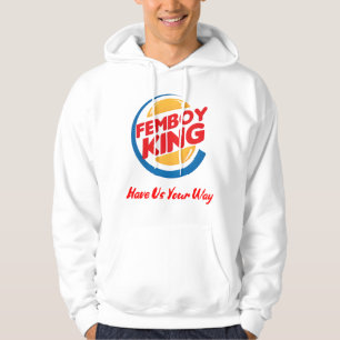 Femboy King 1-sided Hoodie