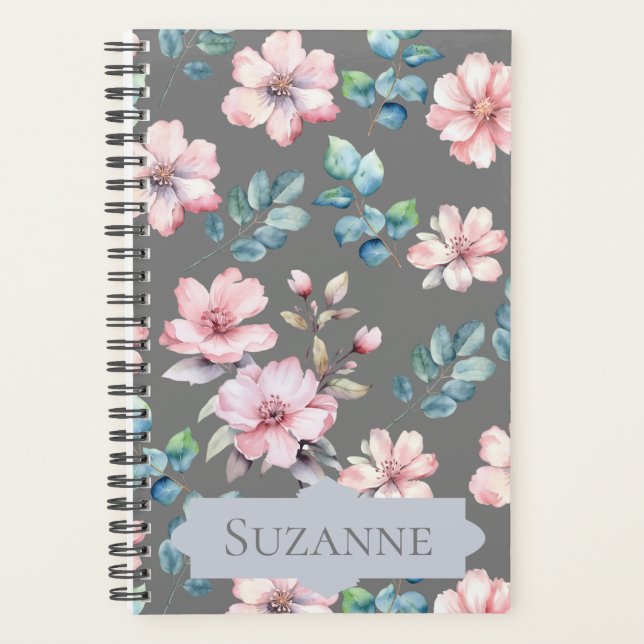 Feminin Floral Elegant Planner (Front)