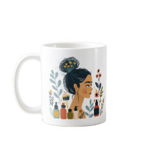 Feminine Beauty | Elegant Woman Art Mug