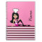 Feminine Cook Girl Notebook
