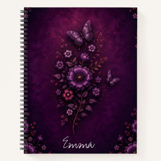 feminine design notebook