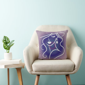 Feminine Elegance in Motion Cushion