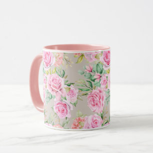 Feminine Floral Pattern Mug