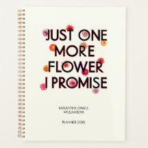 Feminine Floral Typography Flower Lover