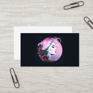 "Feminine Flourish" Women's Beauty Business Card