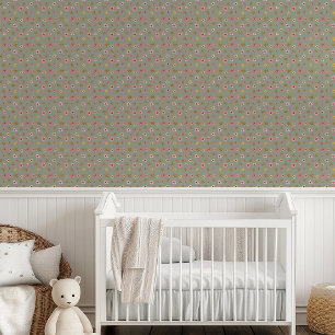 Feminine Flowers Floral Nursery Bedroom Livingroom Wallpaper