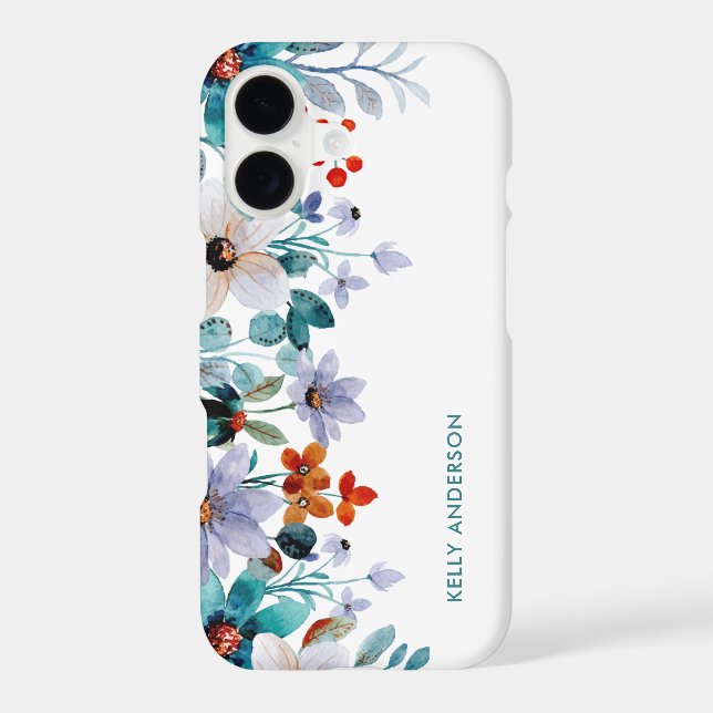 Feminine Girly Tropical Foliage Pattern (Back)