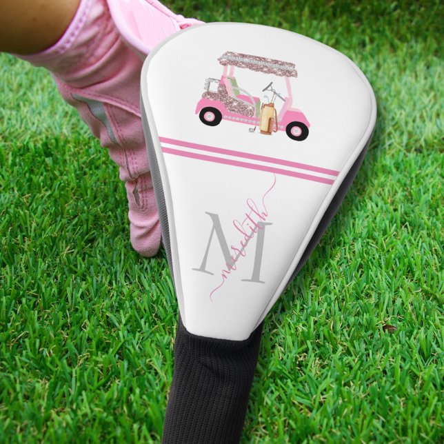 Feminine Golf Cart Personalised * Golf Head Cover (Creator Uploaded)