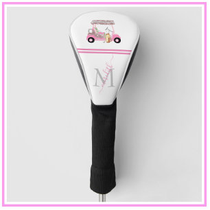 Feminine Golf Cart Personalised * Golf Head Cover