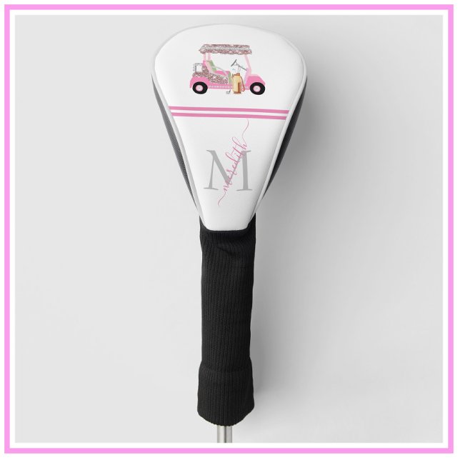 Feminine Golf Cart Personalised * Golf Head Cover (Creator Uploaded)