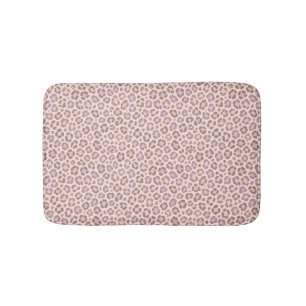 Feminine Leopard Pattern Bath Mat