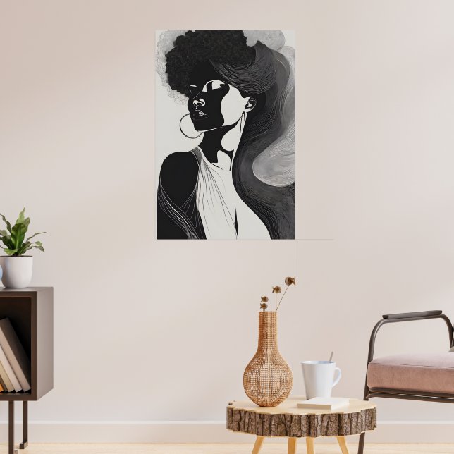 Feminine Line Poster (Living Room 3)