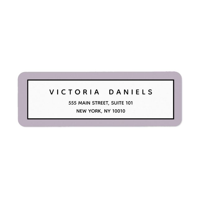 Feminine Logo | Lavender | Minimal professional (Front)