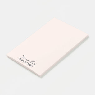 Feminine Minimalist Notepad Dusty Sage