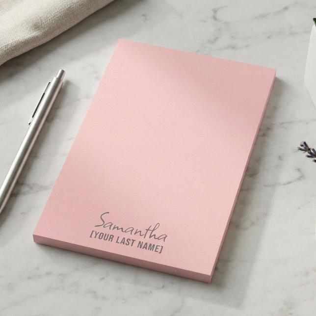 Feminine Minimalist Notepad | Rose Beige (Feminine Minimalist Notepad  Rose Beige)