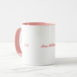 Feminine Name Mug / nice pink idea for women