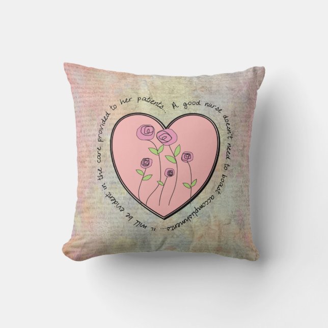 Feminine Nurse Pillow (Front)
