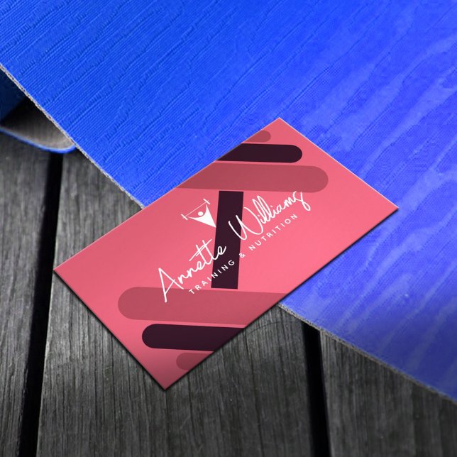 Feminine personal trainer business card (Creator Uploaded)