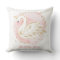 Feminine Pink Swan Princess Nursery Decoration