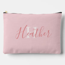 Feminine Pink with Name and Initial