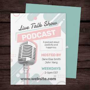 Feminine Podcast Flyer - 8.5 x 11"